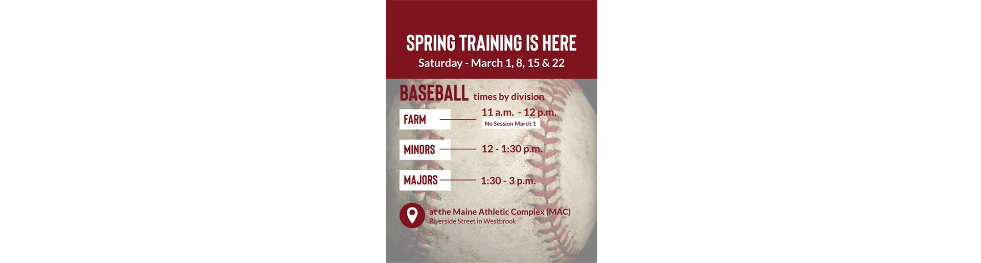 Baseball Spring Training 2025!